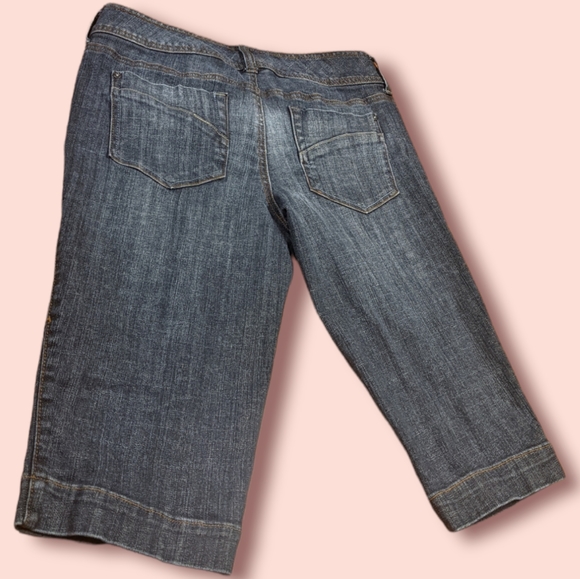 Ana Denim Crop Jean Shorts - Picture 2 of 11